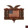 Van Dusen Clockworks American Flag Assemblage Art