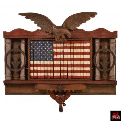 Van Dusen Clockworks American Flag Assemblage Art