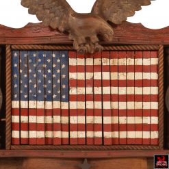 Van Dusen Clockworks American Flag Assemblage Art