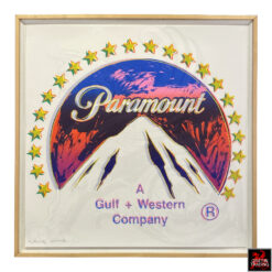 Paramount is an original screenprint by Andy Warhol. The Paramount logo was part of the Pop Art Ad portfolio produced in 1985.