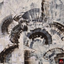 Aperture is a mixed media painting by artist Lisa Van Dusen