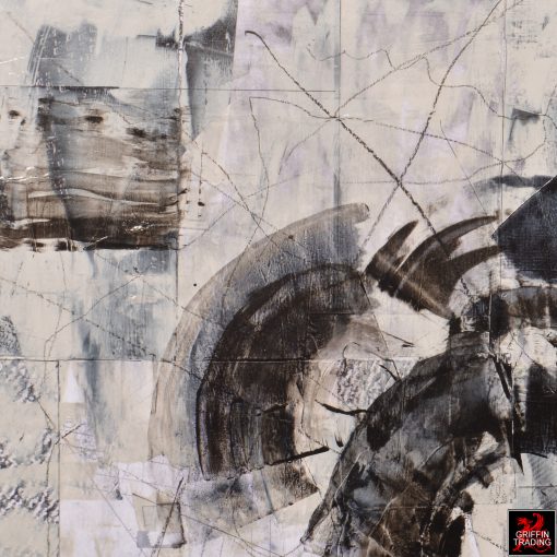 Aperture is a mixed media painting by artist Lisa Van Dusen