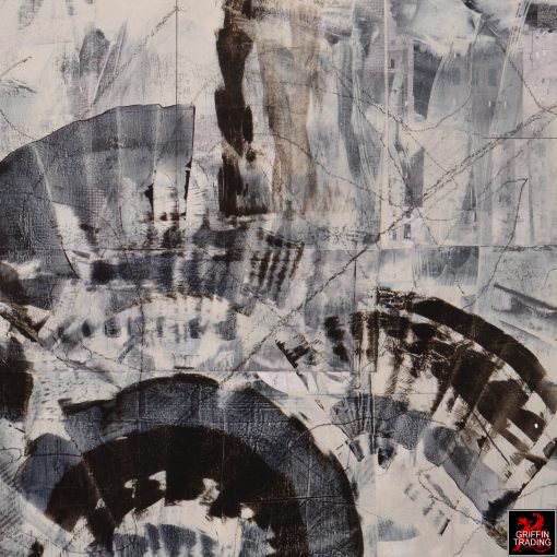 Aperture is a mixed media painting by artist Lisa Van Dusen