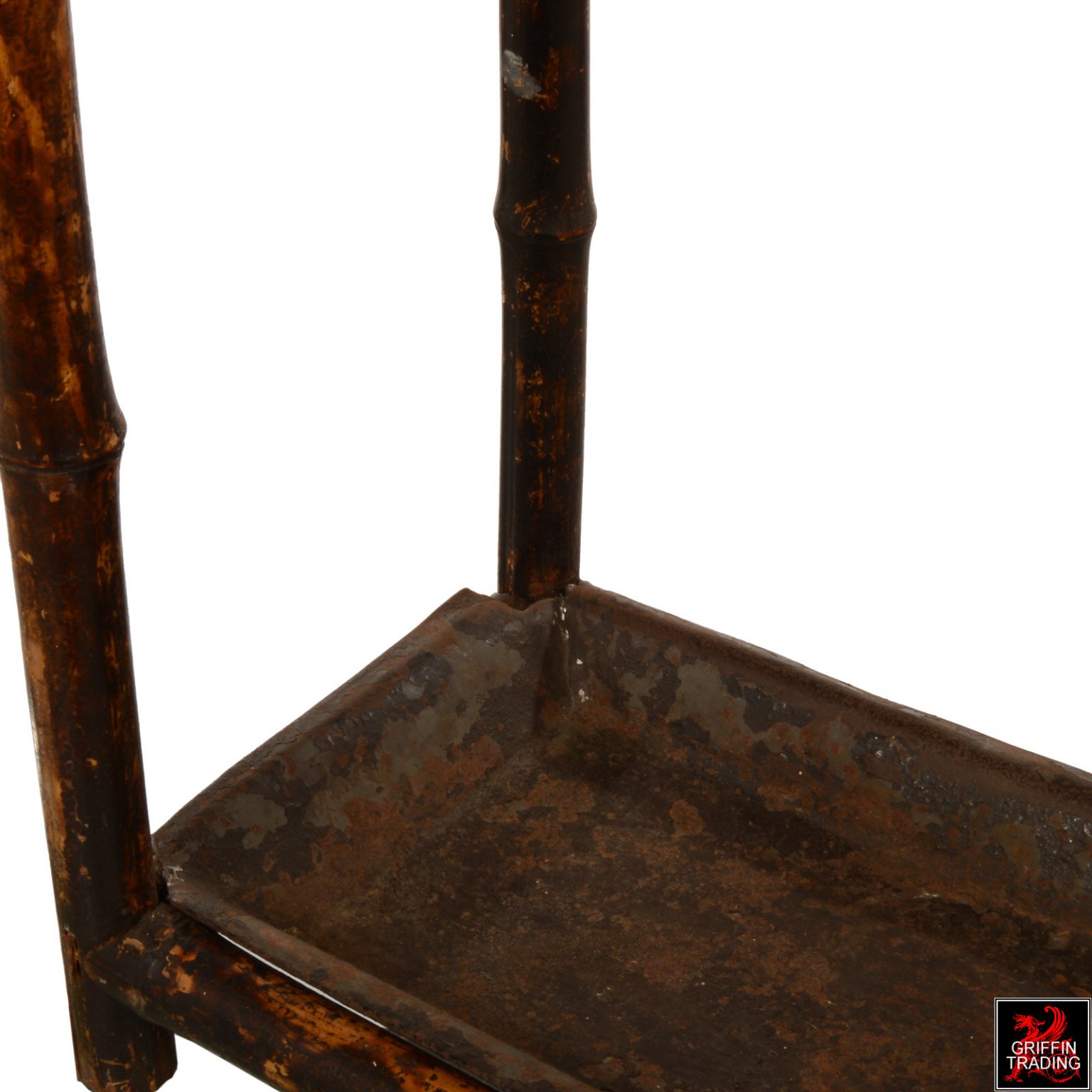 Antique Bamboo Umbrella Stand For Sale at Griffin Trading