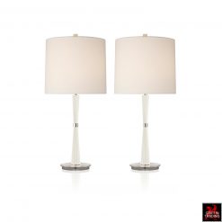 Pair of Barbara Barry table lamps.