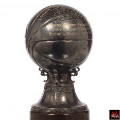 Silverplate Antique Basketball Trophy 1929