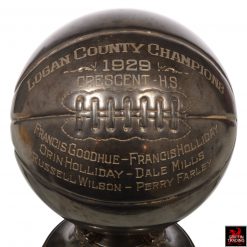 Silverplate Antique Basketball Trophy 1929