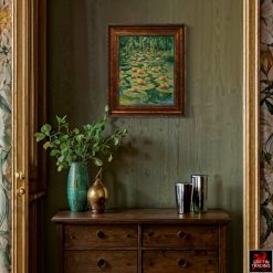 Bayou Evening Water Lily Painting by Hardy Martin