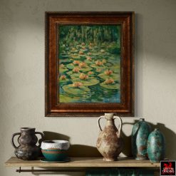 Bayou Evening Water Lily Painting by Hardy Martin