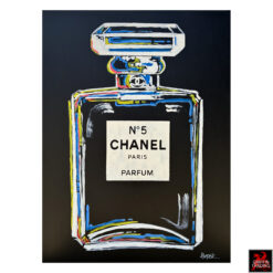 Chanel No. 5 in Black original painting