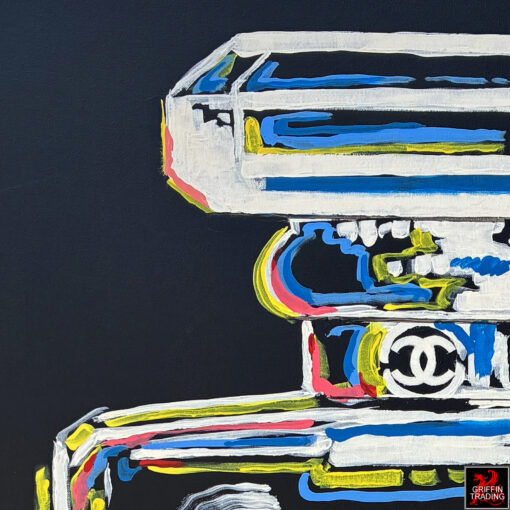 Chanel No. 5 in Black original painting