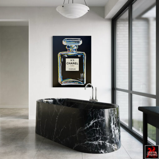 Chanel No. 5 in Black original painting