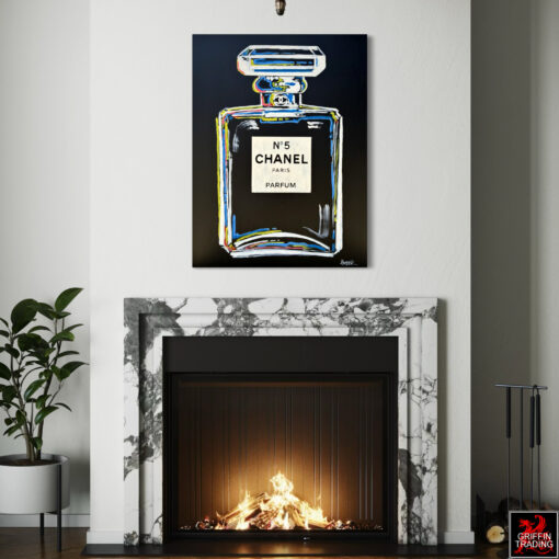 Chanel No. 5 in Black original painting