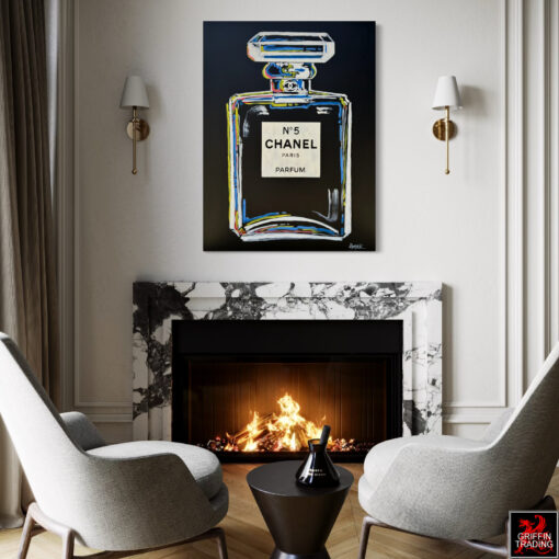 Chanel No. 5 in Black original painting
