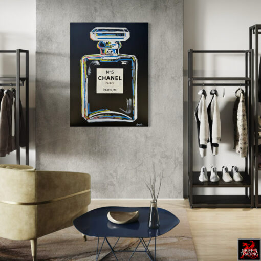 Chanel No. 5 in Black original painting