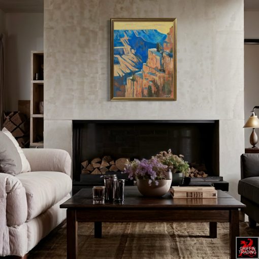Blue Canyon Painting by Hardy Martin