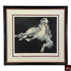 LeRoy Neiman Art - BORZOI Russian Wolfhound Limited Edition Serigraph