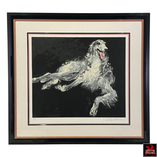 LeRoy Neiman Art - BORZOI Russian Wolfhound Limited Edition Serigraph