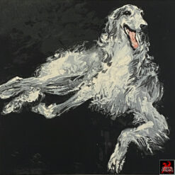 LeRoy Neiman Art - BORZOI Russian Wolfhound Limited Edition Serigraph