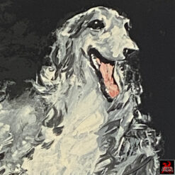 LeRoy Neiman Art - BORZOI Russian Wolfhound Limited Edition Serigraph