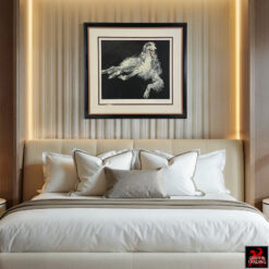 LeRoy Neiman Art - BORZOI Russian Wolfhound Limited Edition Serigraph