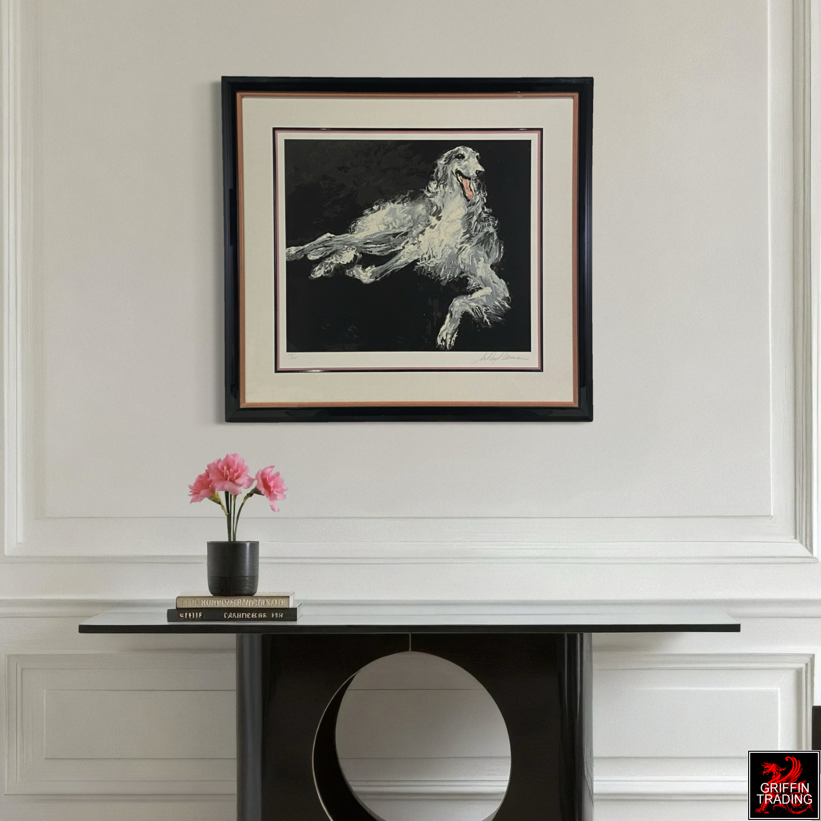 LeRoy Neiman Art - BORZOI Russian Wolfhound Limited Edition Serigraph