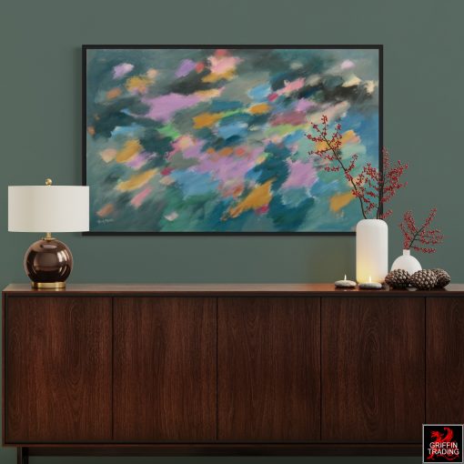 Brushstrokes abstract painting by Hardy Martin