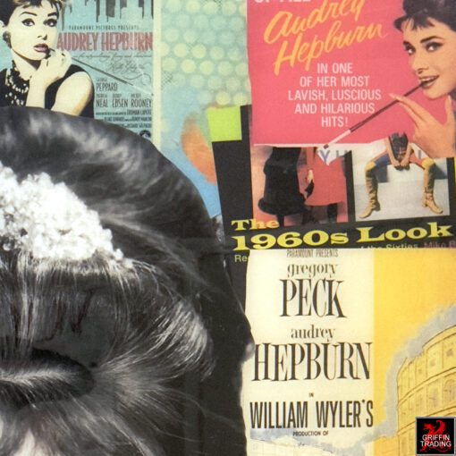 Bubble Gum Audrey an original mixed media artwork