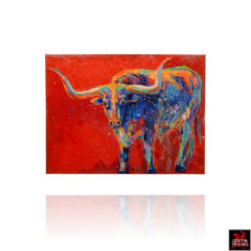 Texas Longhorn painting by Barbara Meikle