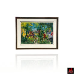Chateau Hunt limited edition serigraph by artist LeRoy Neiman.