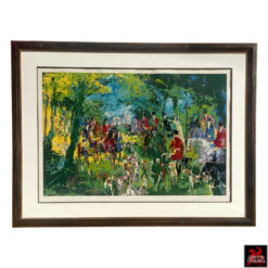 Chateau Hunt limited edition serigraph by artist LeRoy Neiman.
