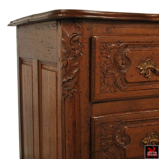 18th Century Louis XV Walnut Commode