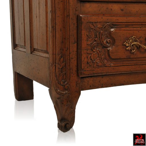 18th Century Louis XV Walnut Commode