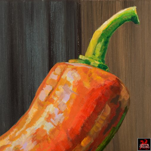 Chili Pepper Painting by Lori Maclean