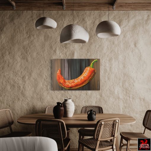 Chili Pepper Painting by Lori Maclean