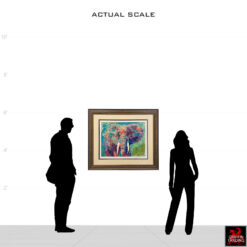 Charging Bull Elephant by LeRoy Neiman.