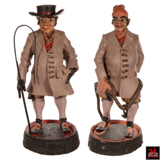 Coachman and Groom Antique Advertising Show Figures