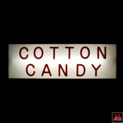 Lighted Cotton Candy Sign