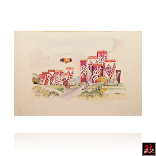 Dr Pepper City Illustration by Ben James