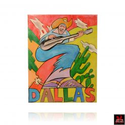 Dallas Rocks Guitar painting by Hardy Martin