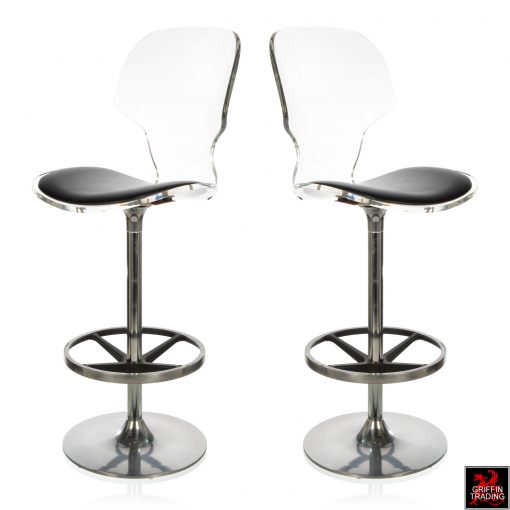 Acrylic Swivel Bar Stool