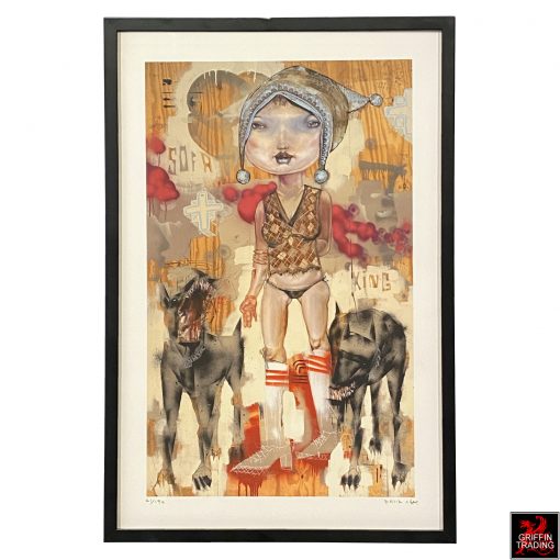 Sofa King by David Choe, signed original print.