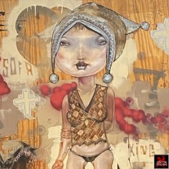 Sofa King by David Choe, signed original print.