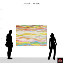 David Tammanys mid century abstract painting titled Polka Dots and Moonbeams.