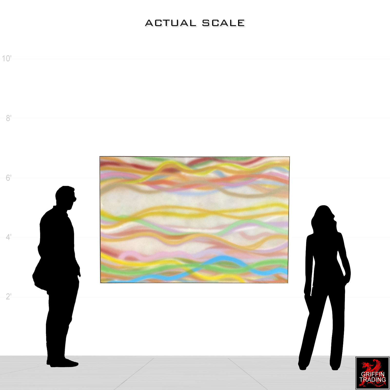 David Tammanys mid century abstract painting titled Polka Dots and Moonbeams.