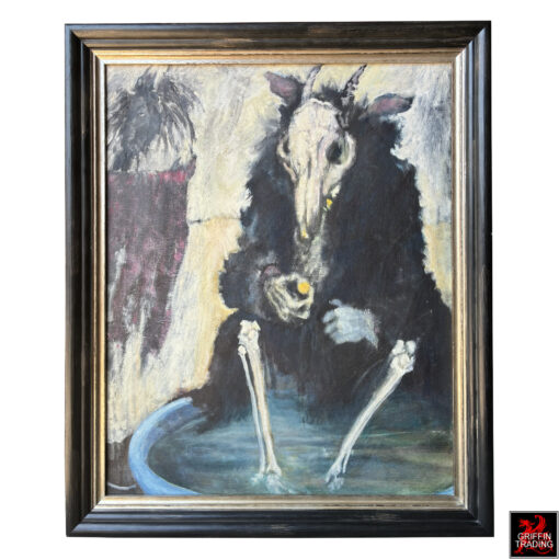 Death Takes A Break, original painting on canvas.