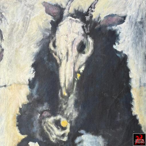 Death Takes A Break, original painting on canvas.
