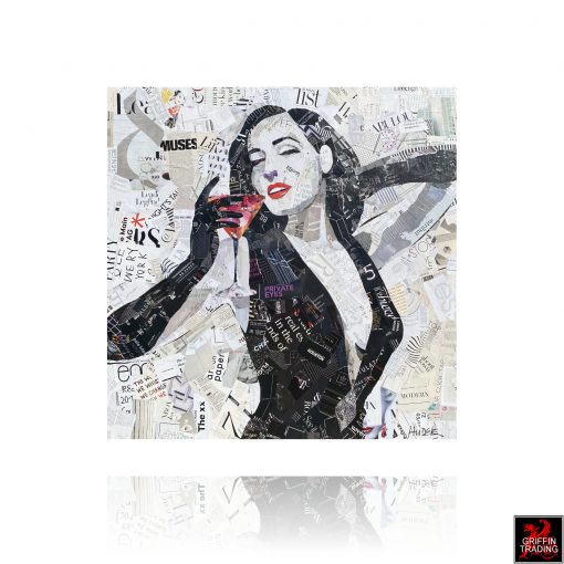 Dita Von Teese original artwork by Jim Hudek