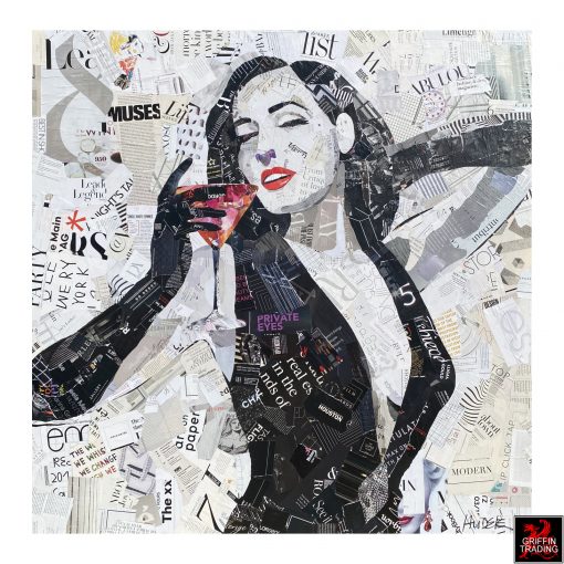 Dita Von Teese original artwork by Jim Hudek