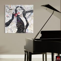 Dita Von Teese original artwork by Jim Hudek